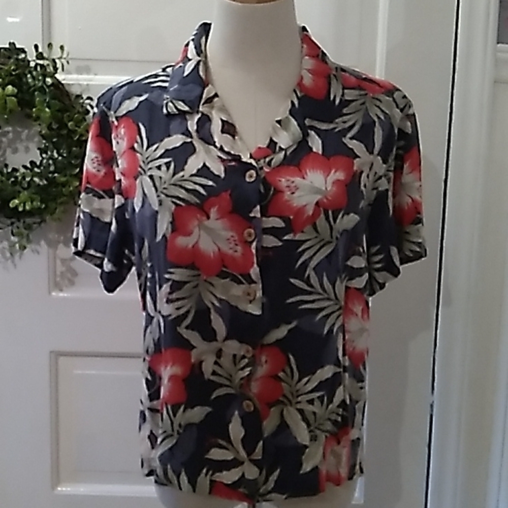 Vintage Havana Jack's Cafe large Hawaiian shirt
